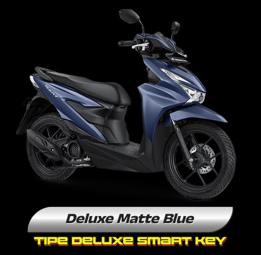 BeAT SPORTY DELUXE SMART KEY Matte Blue