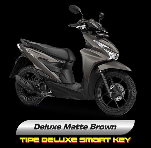 BeAT SPORTY DELUXE SMARTKEY Matte Brown
