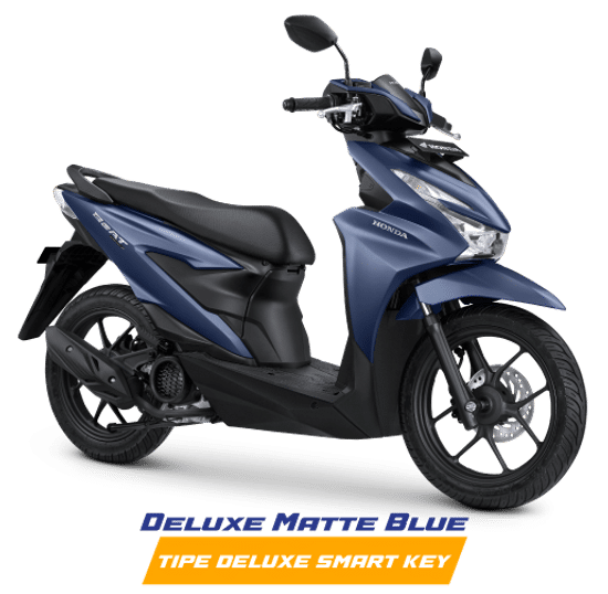 BEAT SPORTY CBS ISS ( SMART KEY ) DELUXE MATTE BLUE