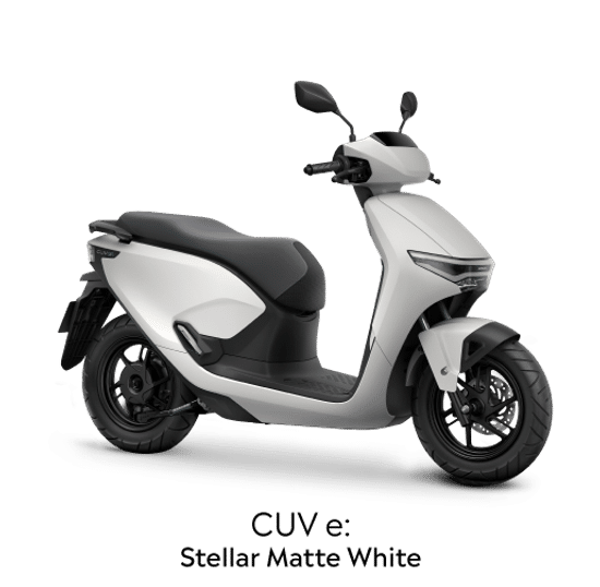 CUV e: ( STELLAR MATTE WHITE )