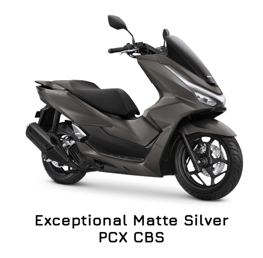 PCX 160 CBS  ( EXCEPTIONAL MATTE SILVER )