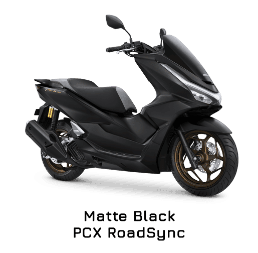 PCX 160 ROADSYNC MATTE BLACK