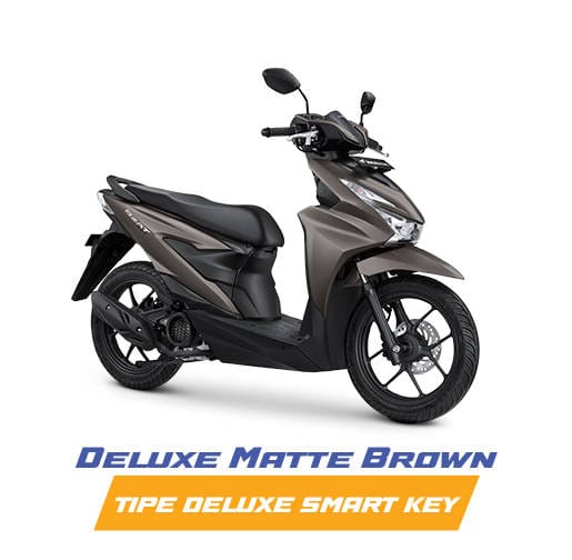 BEAT SPORTY CBS ISS ( SMART KEY ) DELUXE MATTE BROWN