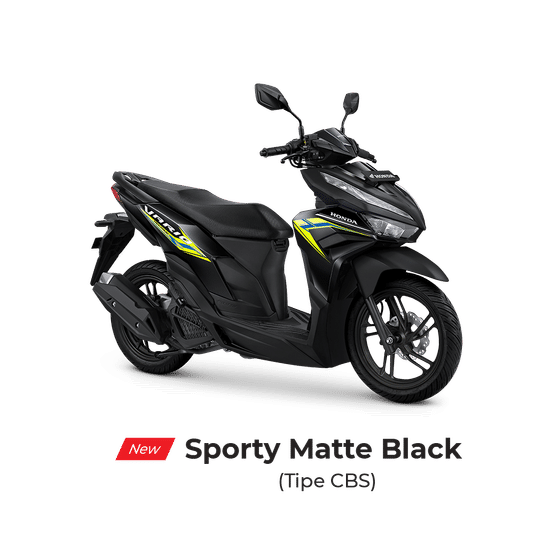 VARIO 125 CBS ( SPORTY MATTE BLACK )
